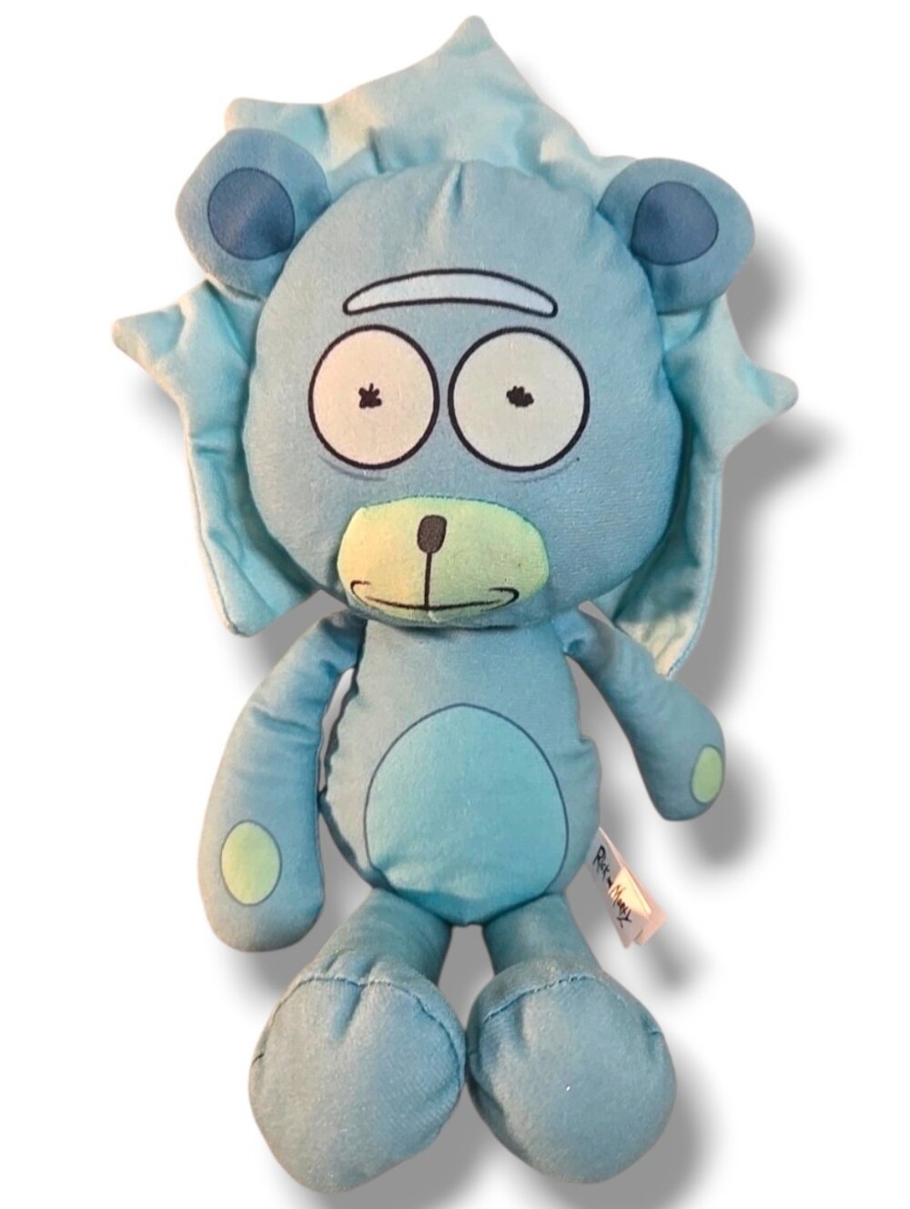 Rick And Morty Toy Teddy Bear  Factory Blue 8" Doll 2023 Adult Swim